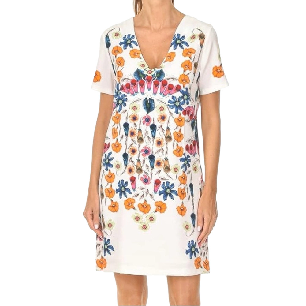 Desigual ivory floral dress
